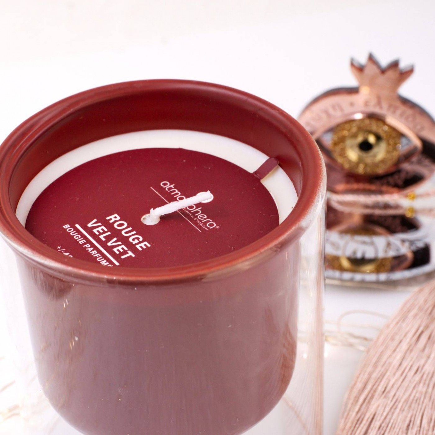 Scented 2026 Lucky Candle with Lid: Pomegranate & Glittered Evil Eye — Pendants & charms from Toolittle — additional view 5
