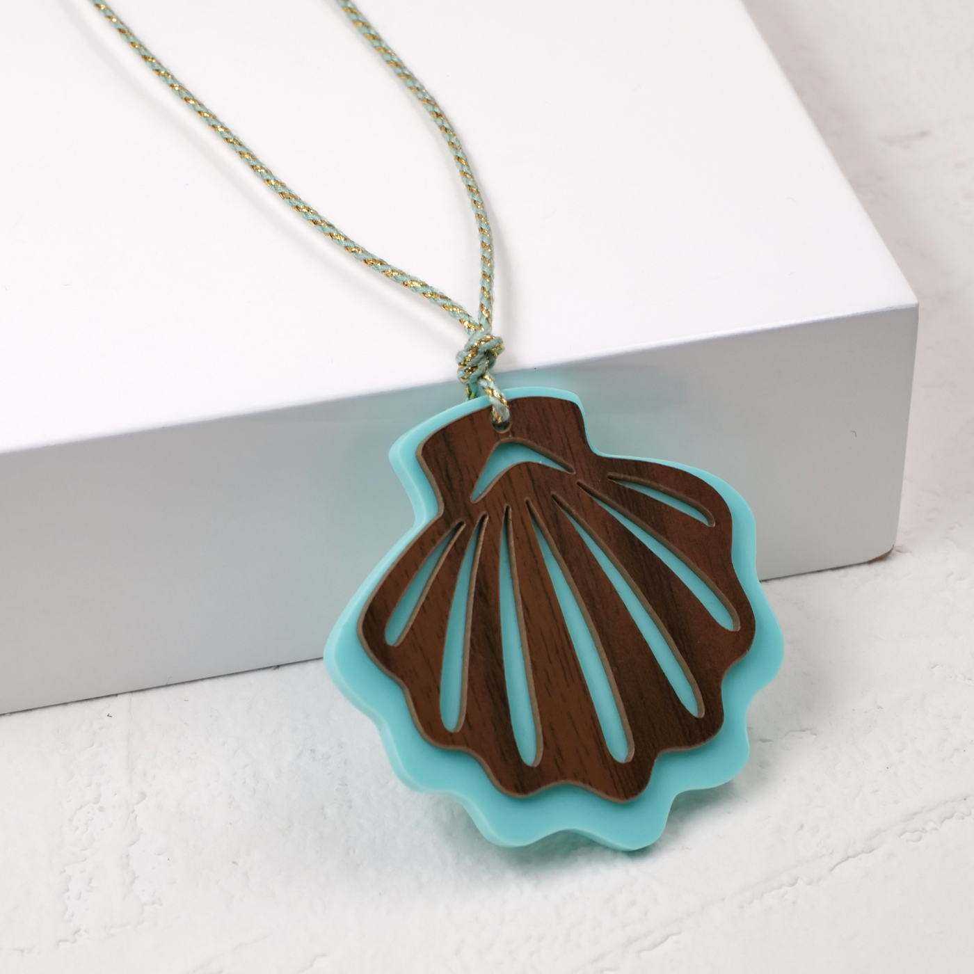 Plexi Shell Long Necklace — Necklaces from Toolittle — additional view 3