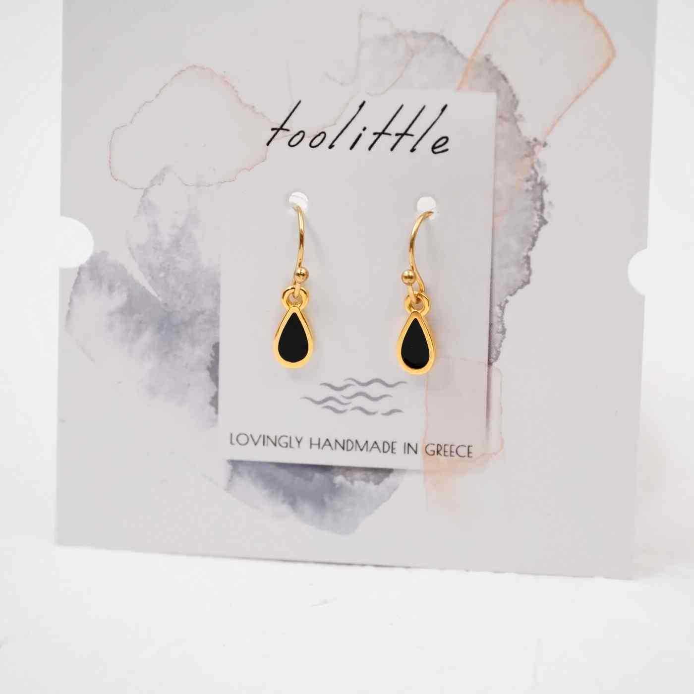 Earrings with Enamel — Earrings from Toolittle — additional view 3