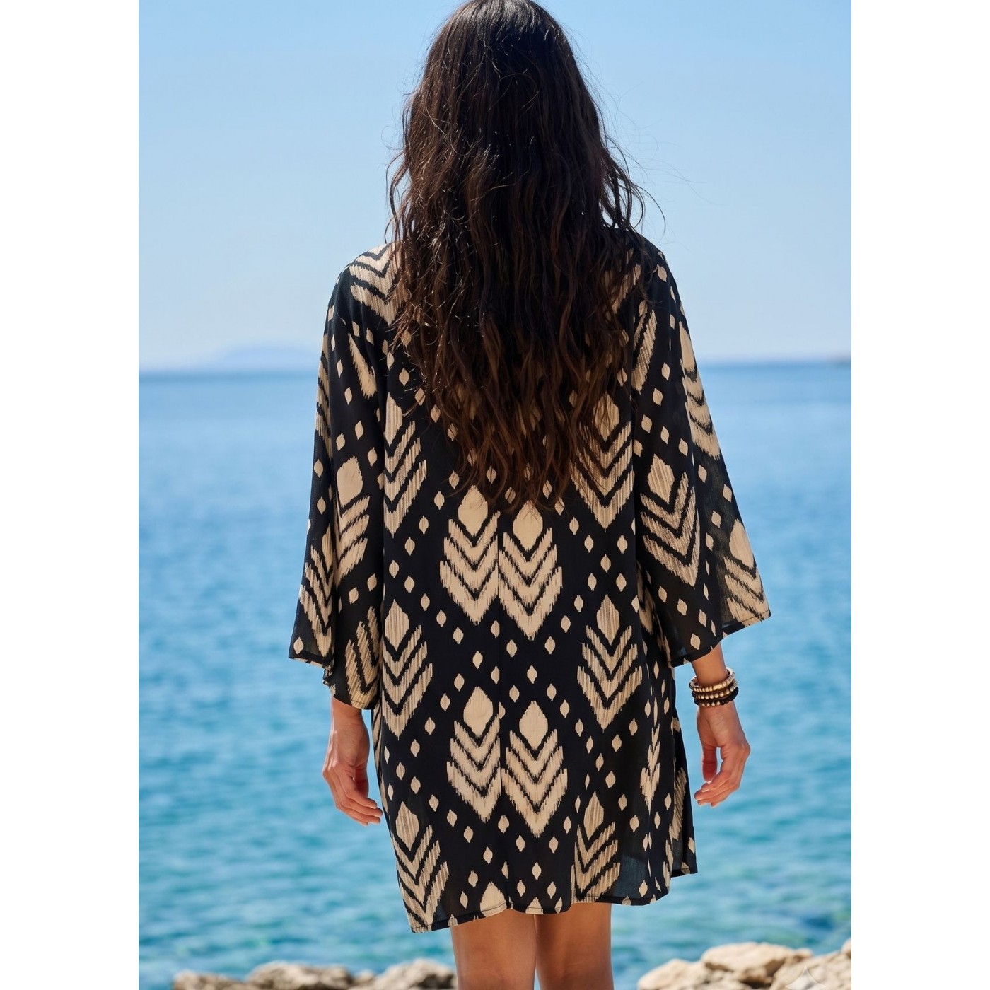 KOKKOSAMMOU Short caftan Samothraki — Dresses from Toolittle — additional view 2