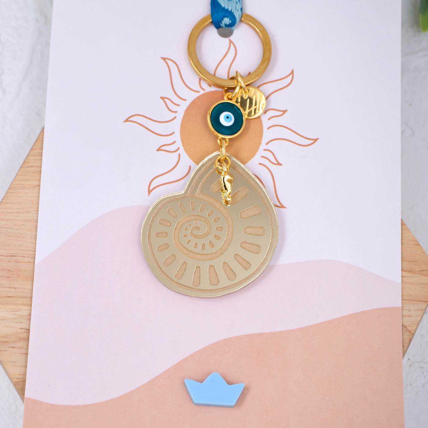 Plexi Shell Summer Keychain — Pendants & charms from Toolittle — additional view 4