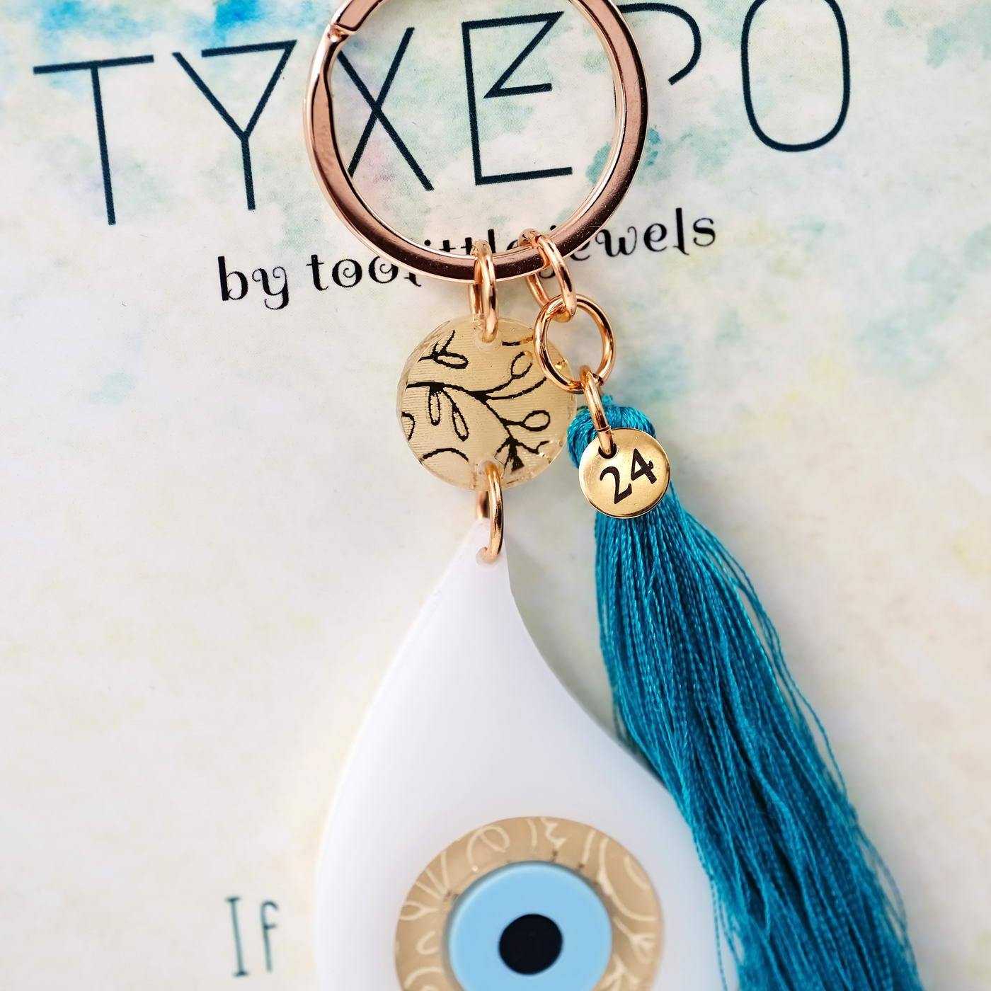 2026 Lucky Keychain with Evil Eye — Pendants & charms from Toolittle — additional view 3