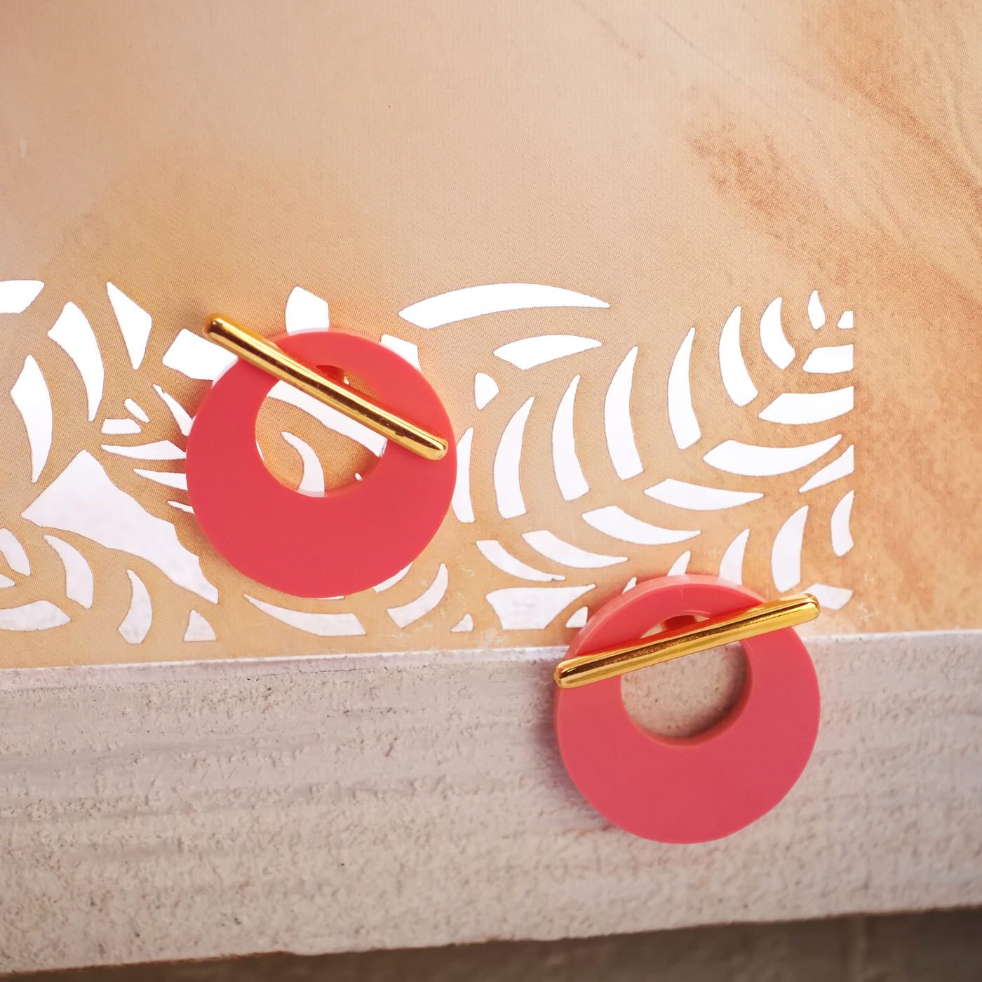 Plexiglass Double-side Earrings — Earrings from Toolittle — additional view 2