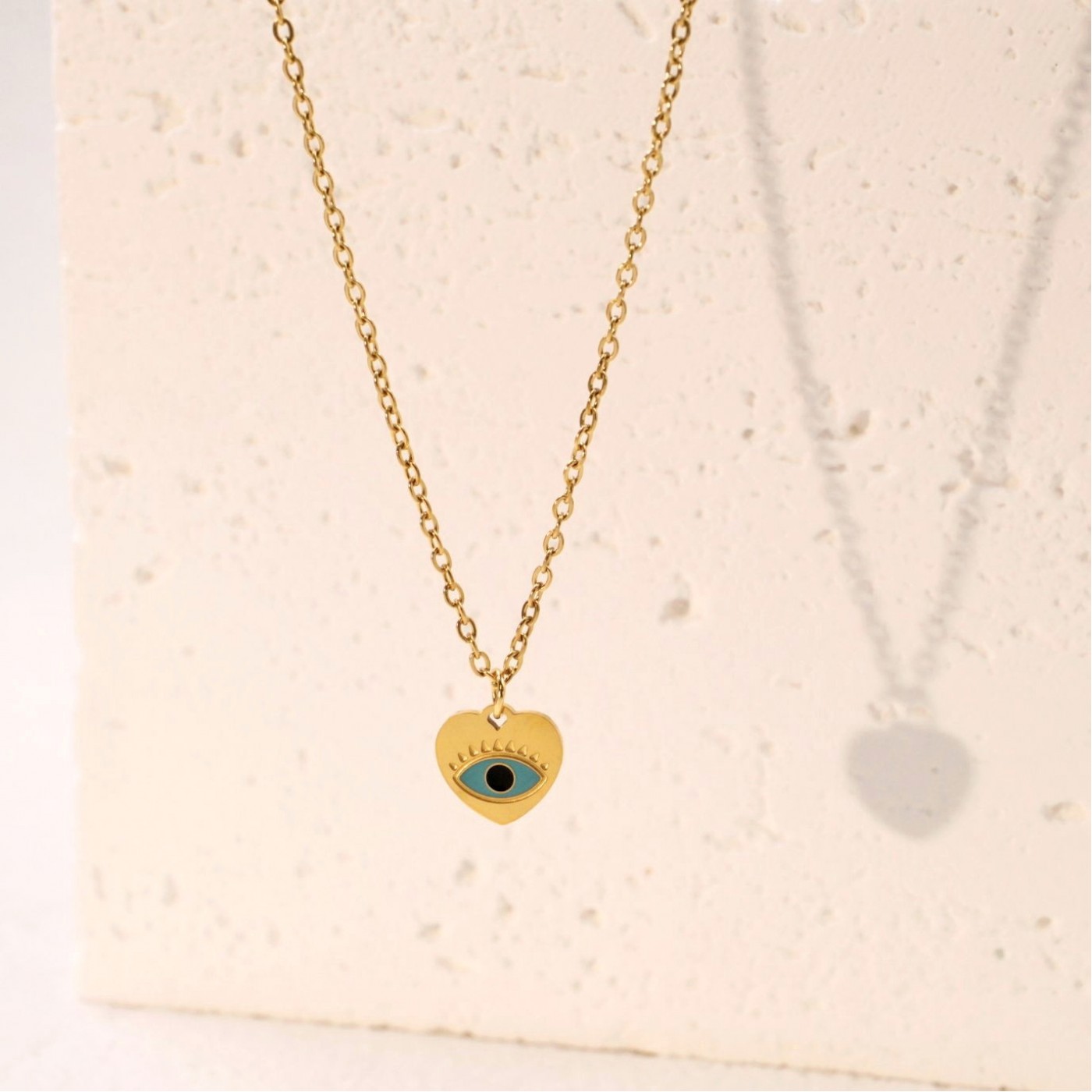 Inox Heart Chain Necklace — Necklaces from Toolittle — additional view 3