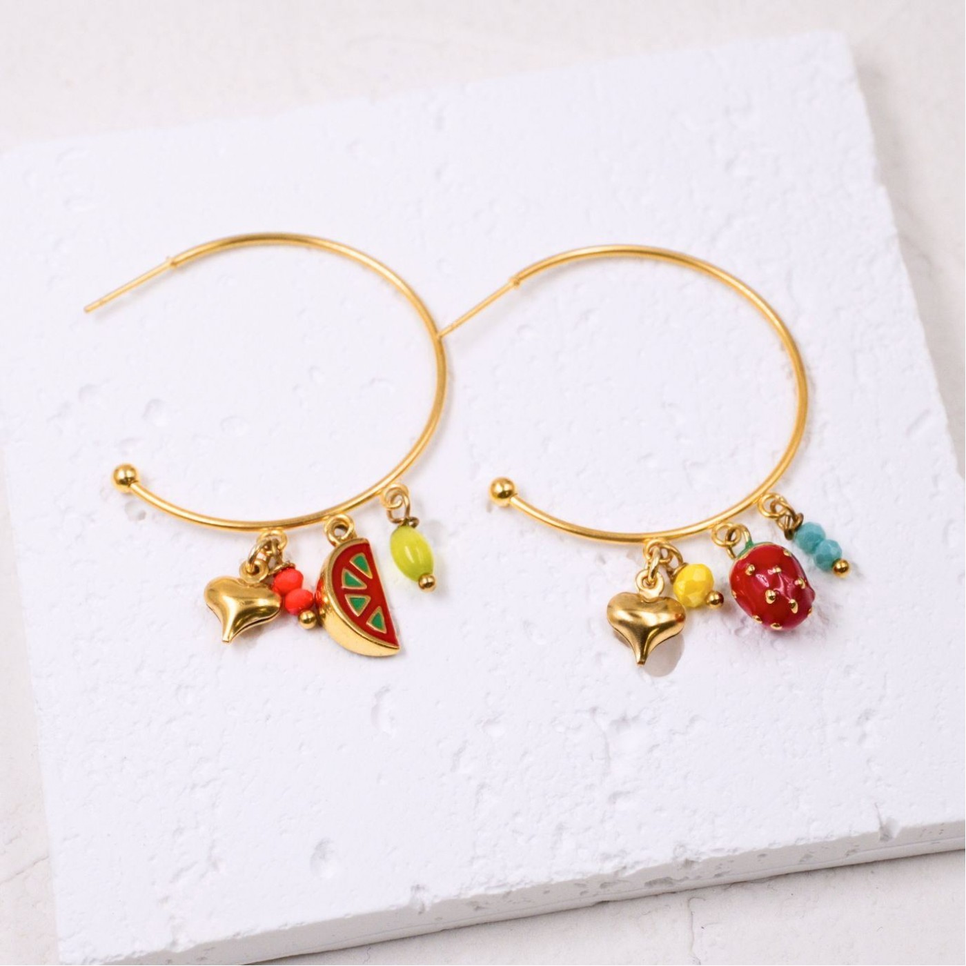 Fruit Collection Inox Earrings — Earrings from Toolittle — additional view 4