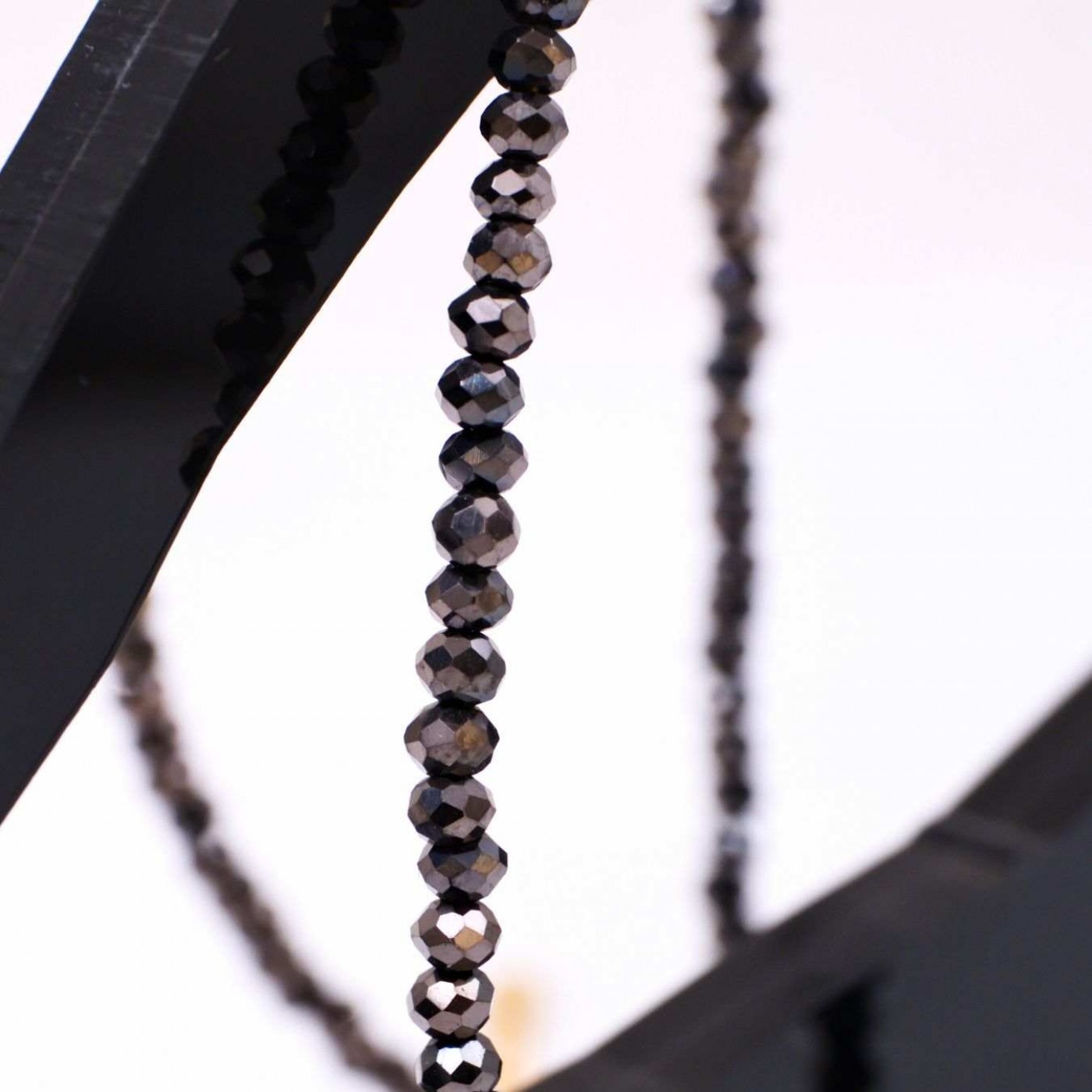 Crystal Jewelry: Stainless Steel & Silver Moonstone Necklace — Necklaces from Toolittle — additional view 2
