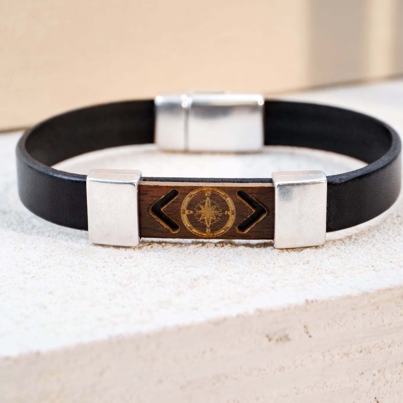 Leather Men's Bracelet — Bracelets from Toolittle — additional view 3
