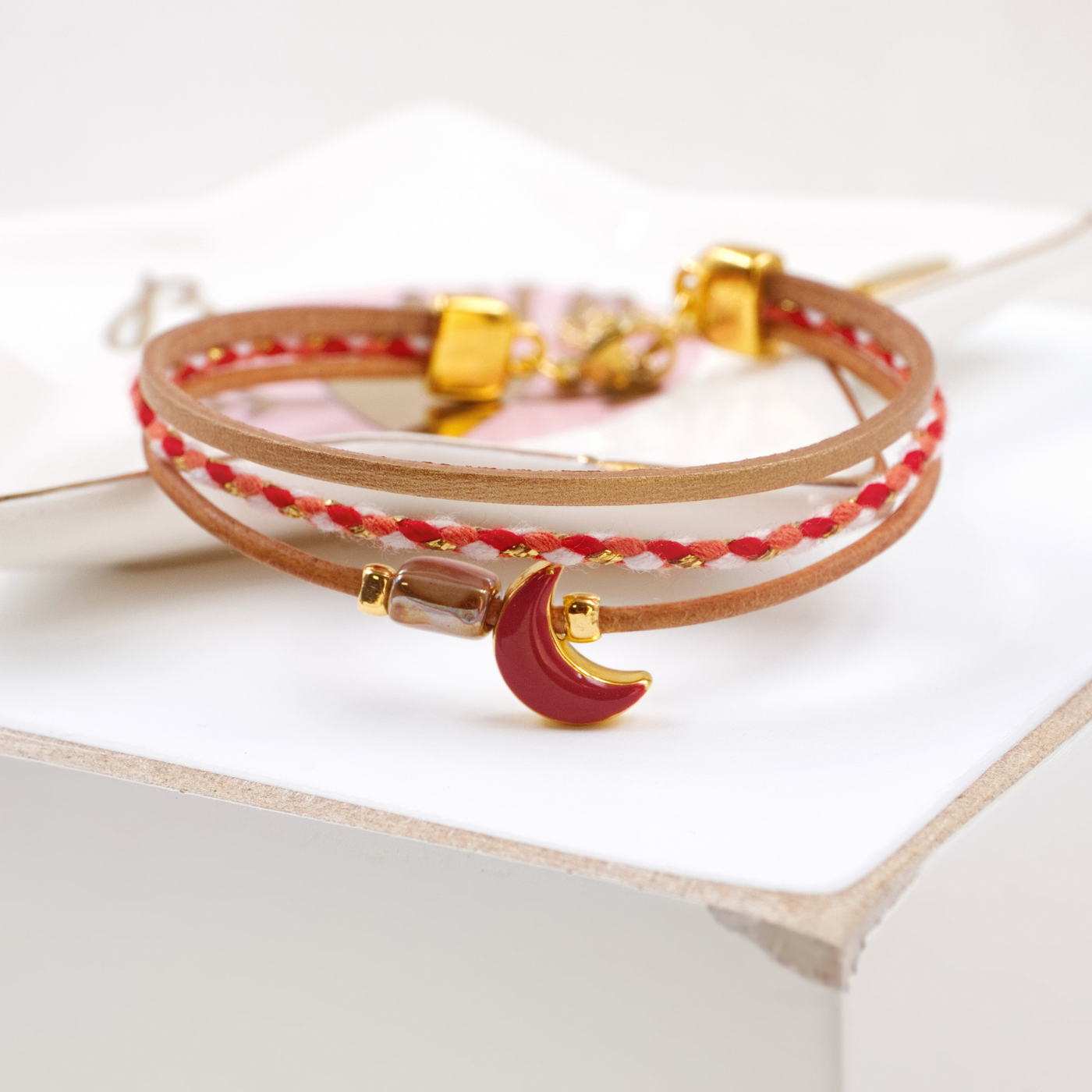 Leather & Cord Women's Bracelet — Bracelets from Toolittle — additional view 2