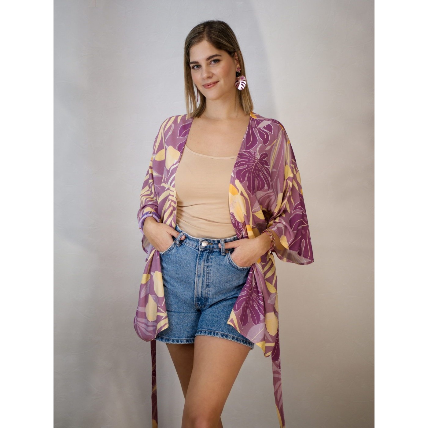 KOKKOSAMMOU Kimono Peach Fuzz — Dresses from Toolittle — additional view 2