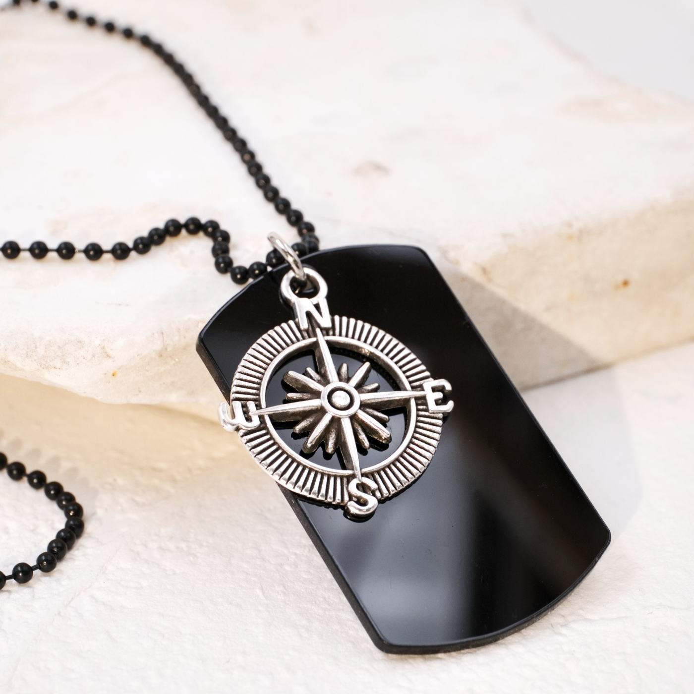 Compass Men's Necklace — Necklaces from Toolittle — additional view 4