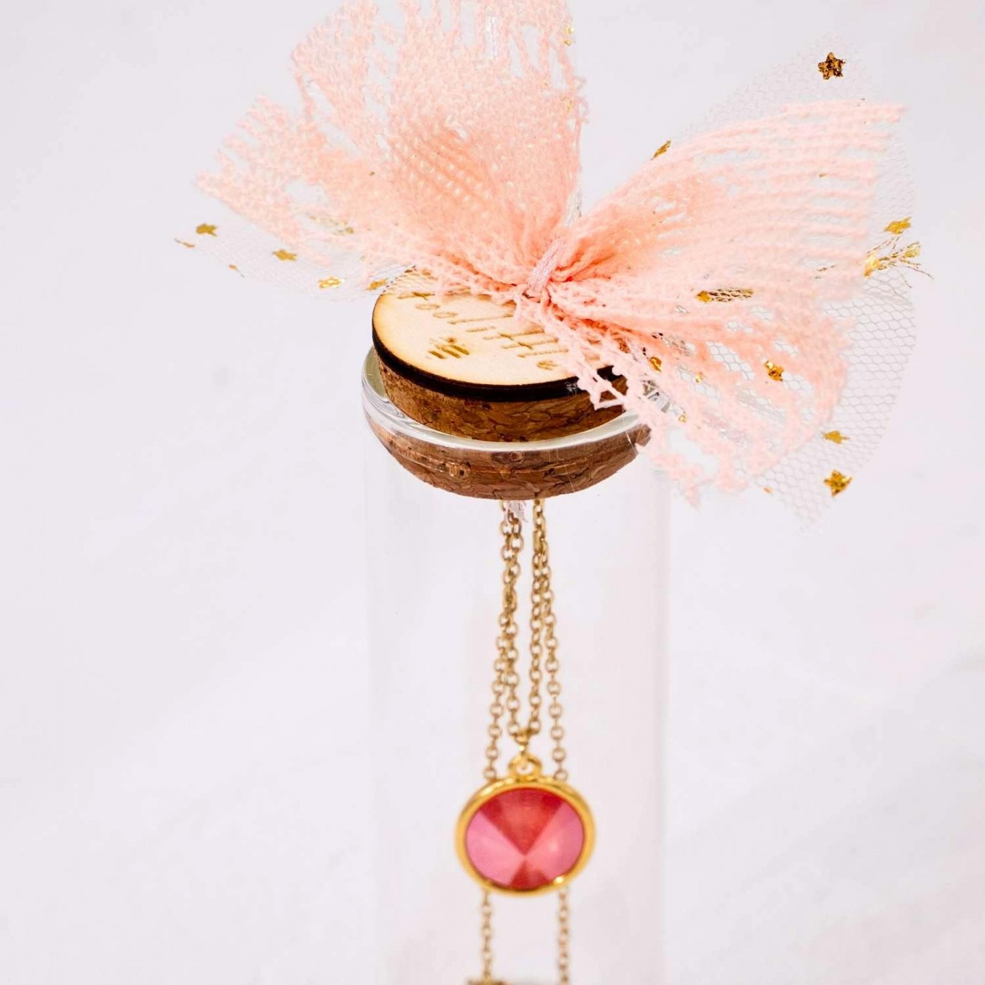 Swarovski Crystal Bottle Necklace — Necklaces from Toolittle — additional view 3