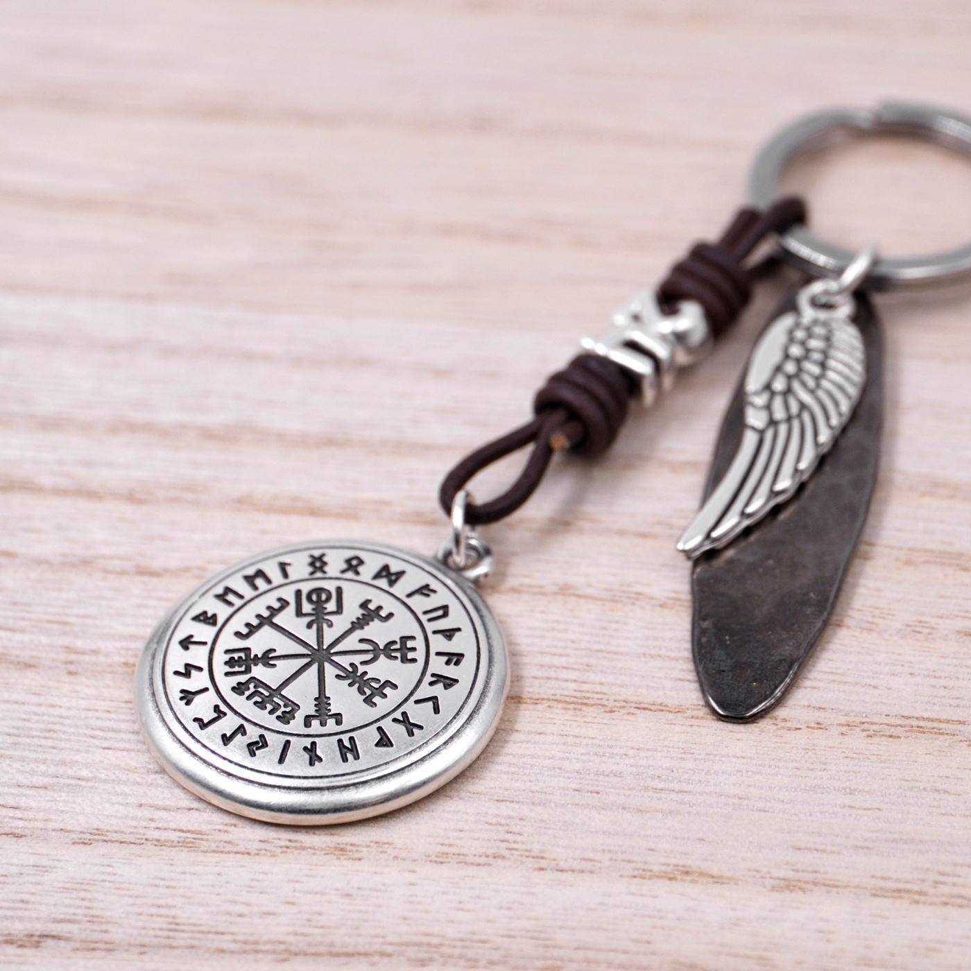2026 Lucky Vegvisir Men's Keychain