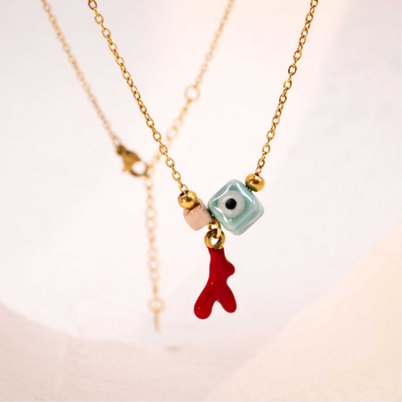 Inox Coral Chain Necklace — Necklaces from Toolittle — additional view 2