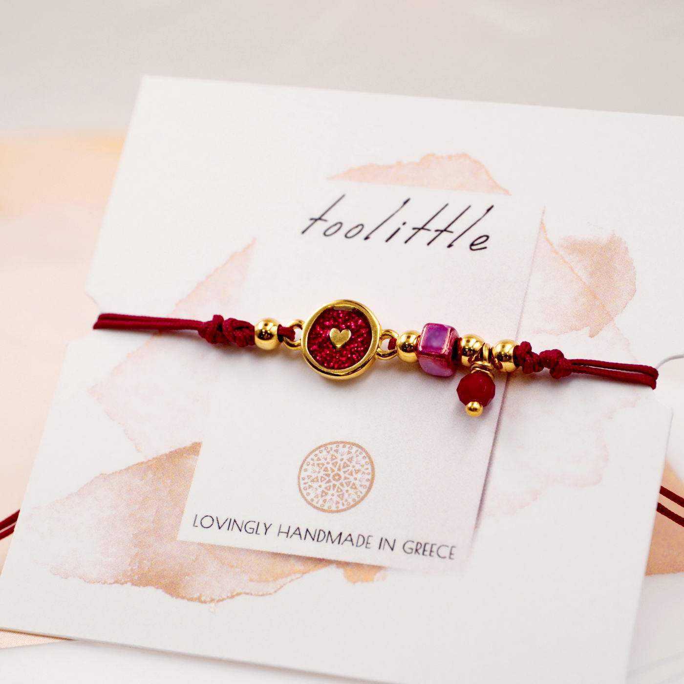 Red Cord Makrame Bracelet — Bracelets from Toolittle — additional view 6