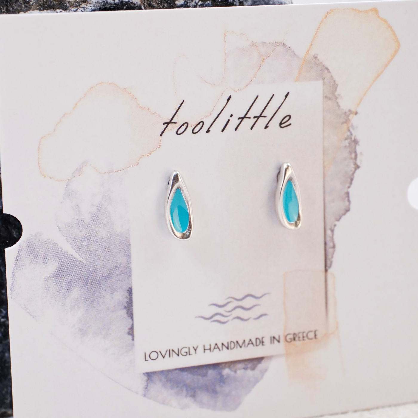 Silver-plated Drop Earrings — Earrings from Toolittle — additional view 3