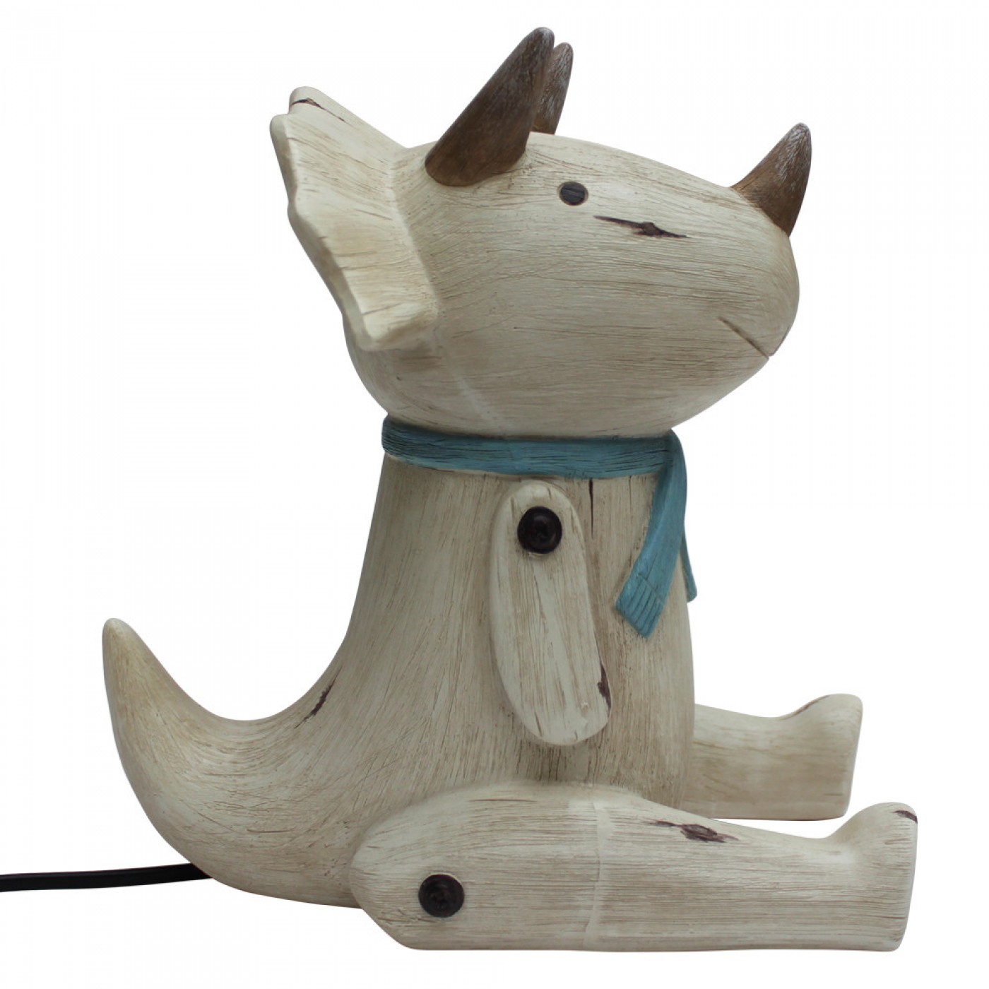 Wood Effect Cute Sitting Triceratops Light — Lighting from Toolittle — additional view 5