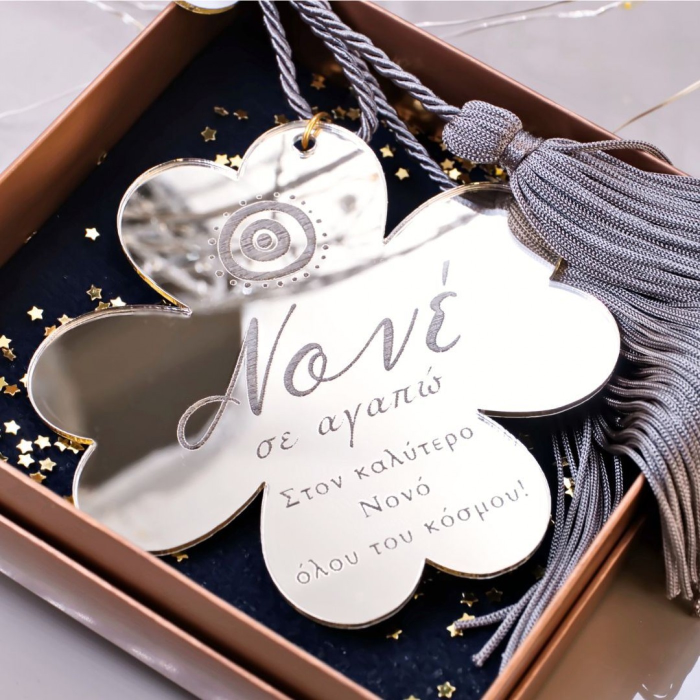 2026 Silver Four-Leaf Clover Lucky Charm - Godfather — Pendants & charms from Toolittle — additional view 3