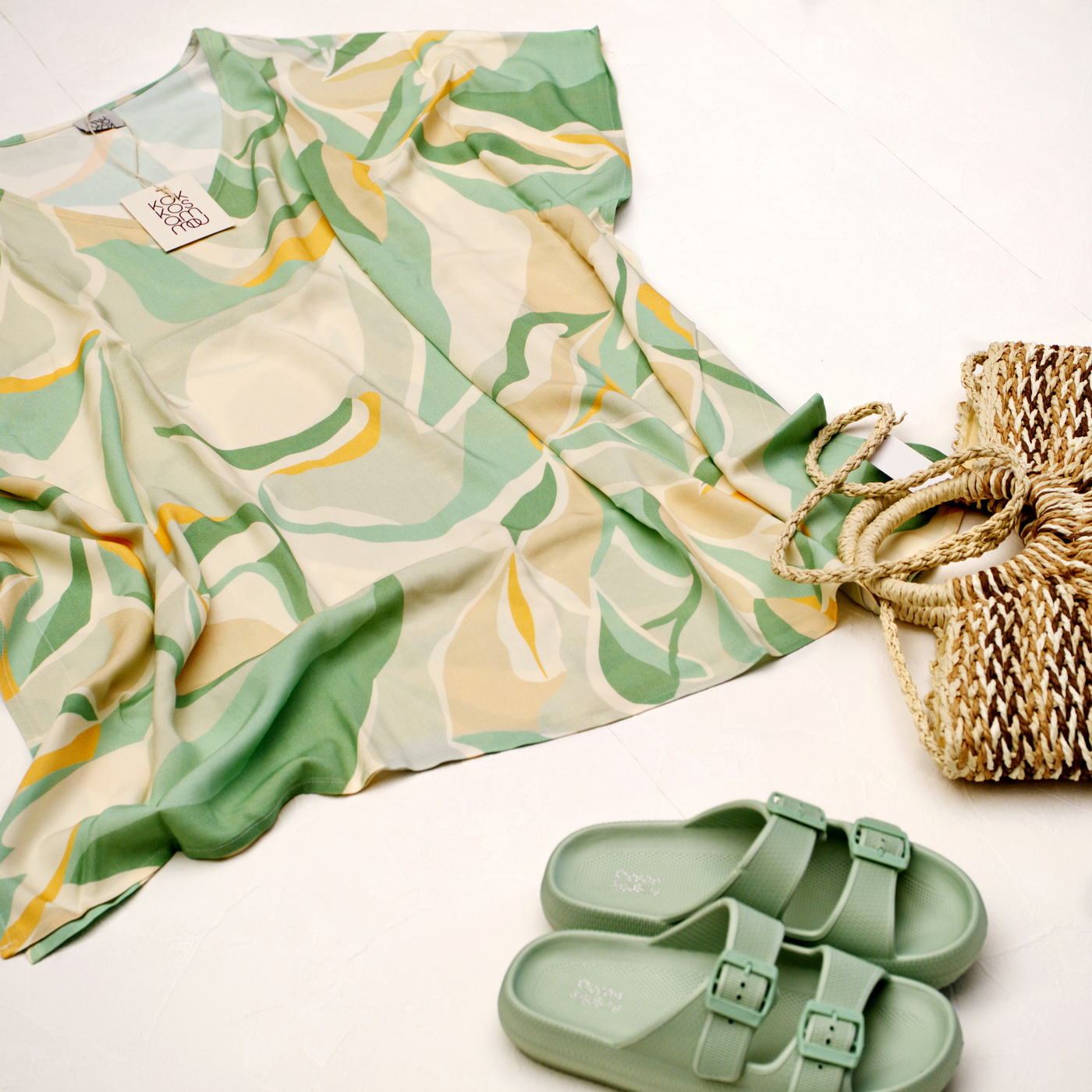 KOKKOSAMMOU Short caftan Kythera — Dresses from Toolittle — additional view 6