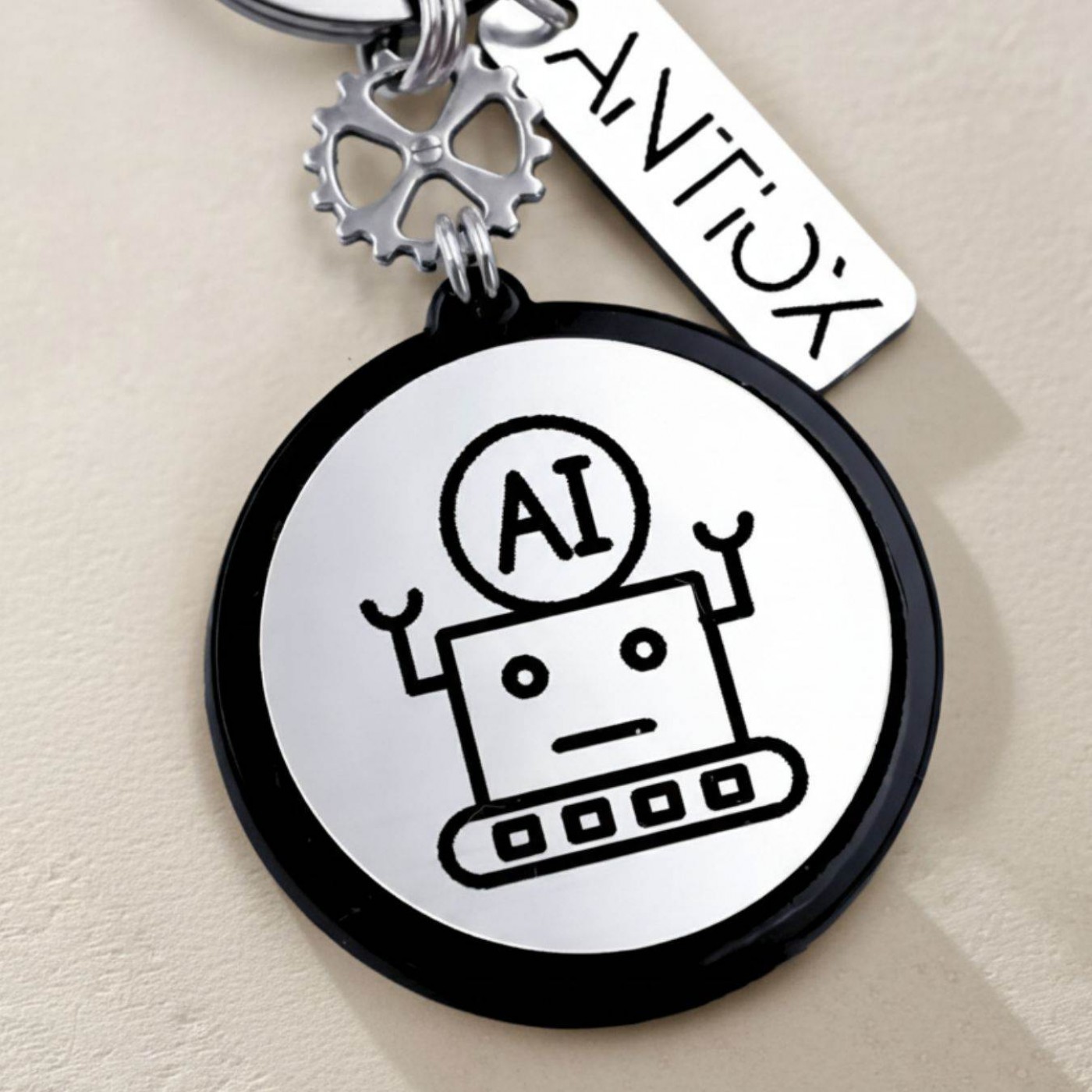 Artificial Intelligence -AI Men’s Keychain — Pendants & charms from Toolittle — additional view 2