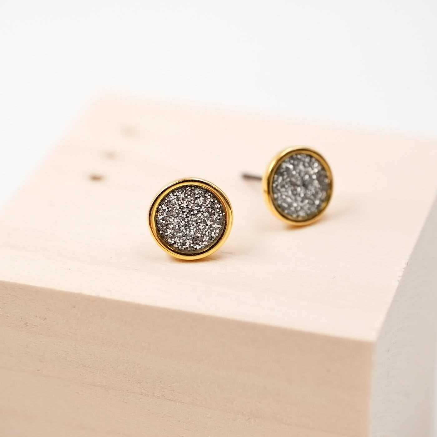 Enamel Earrings Midi Dots — Earrings from Toolittle — additional view 2