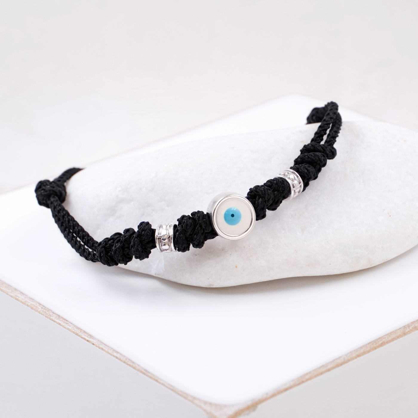 Men's Cord & Eye Bracelet — Bracelets from Toolittle — additional view 2