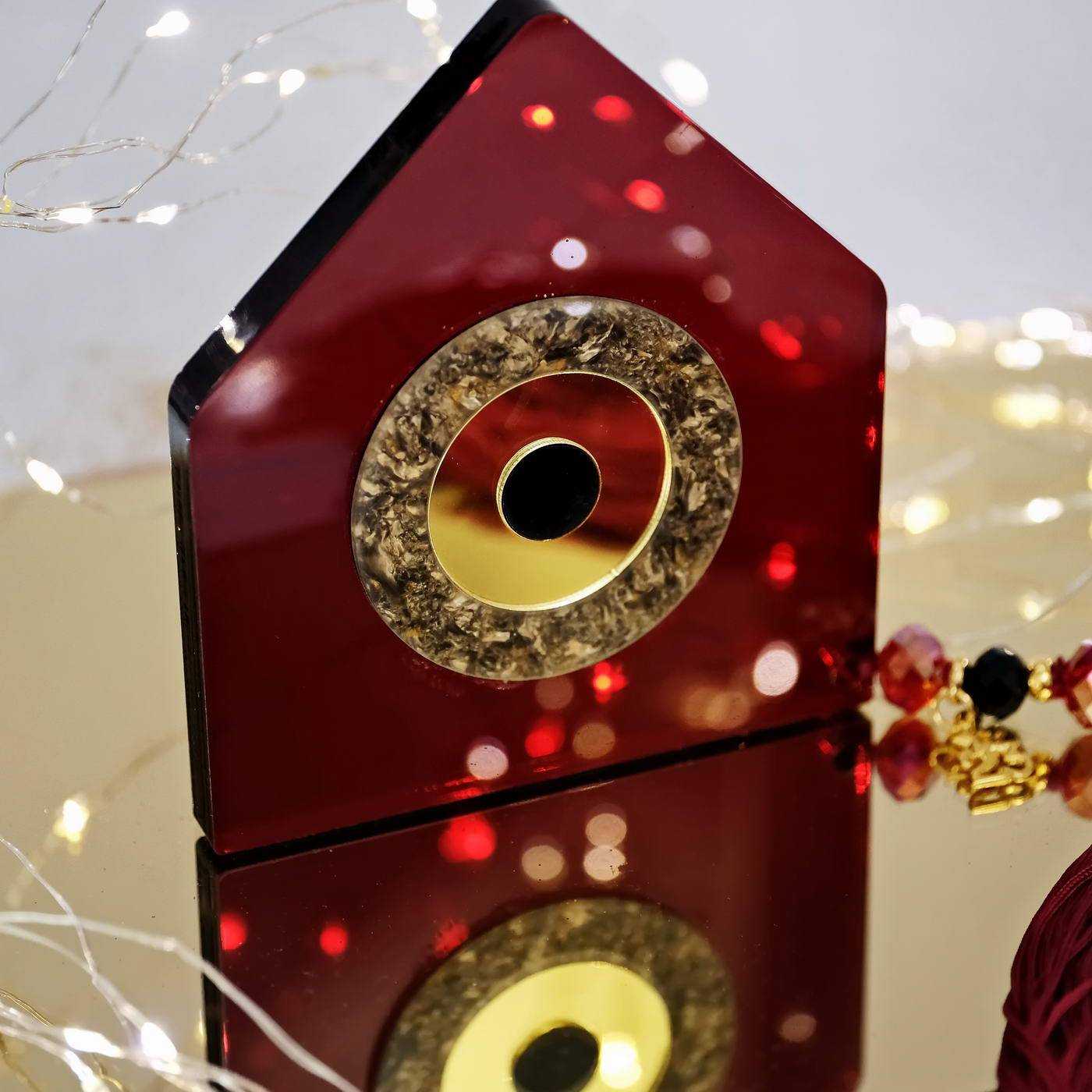 Plexiglass Lucky Charm "House with Evil Eye"