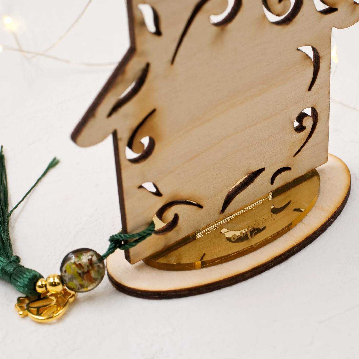Wooden Wish Home Lucky Charm — Pendants & charms from Toolittle — additional view 4