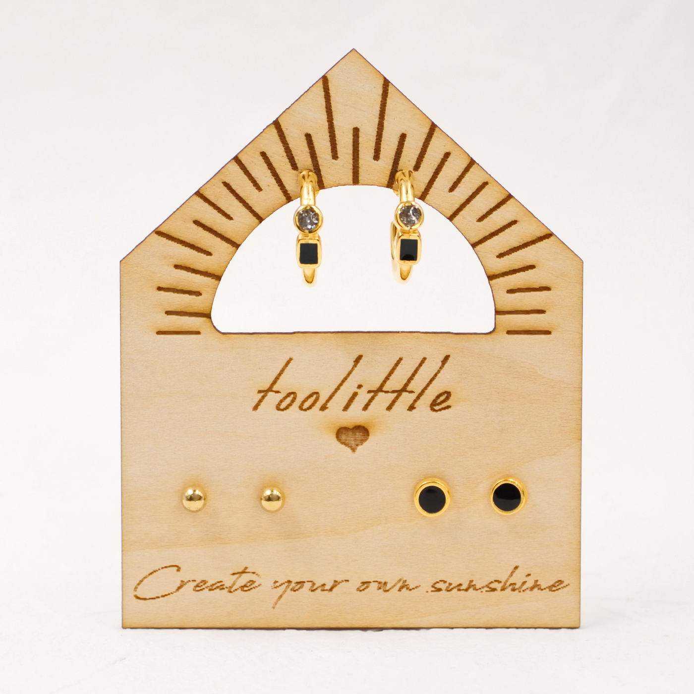 Set 3 Pairs of Earrings — Earrings from Toolittle — additional view 3