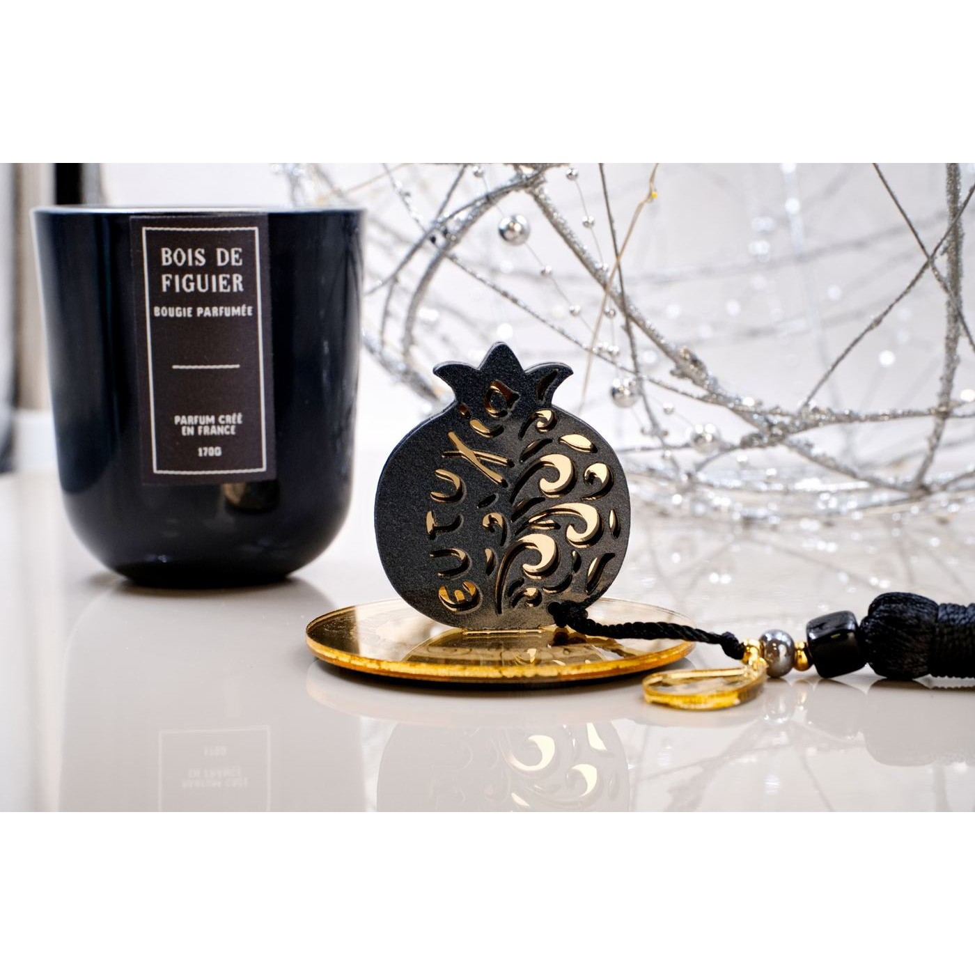 Good Luck Pomegranate Scented Candle — Pendants & charms from Toolittle — additional view 5