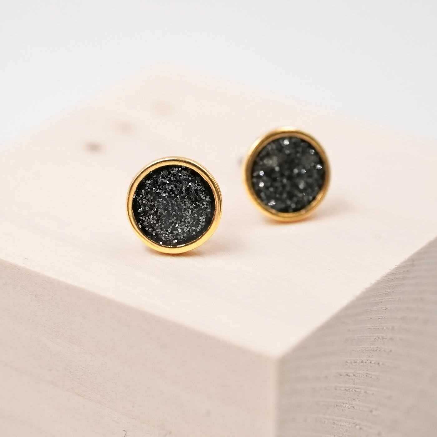 Enamel Earrings Midi Dots — Earrings from Toolittle — additional view 2