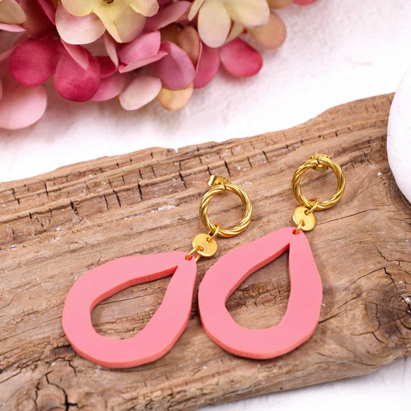 Plexiglass Drop Earrings — Earrings from Toolittle — additional view 2