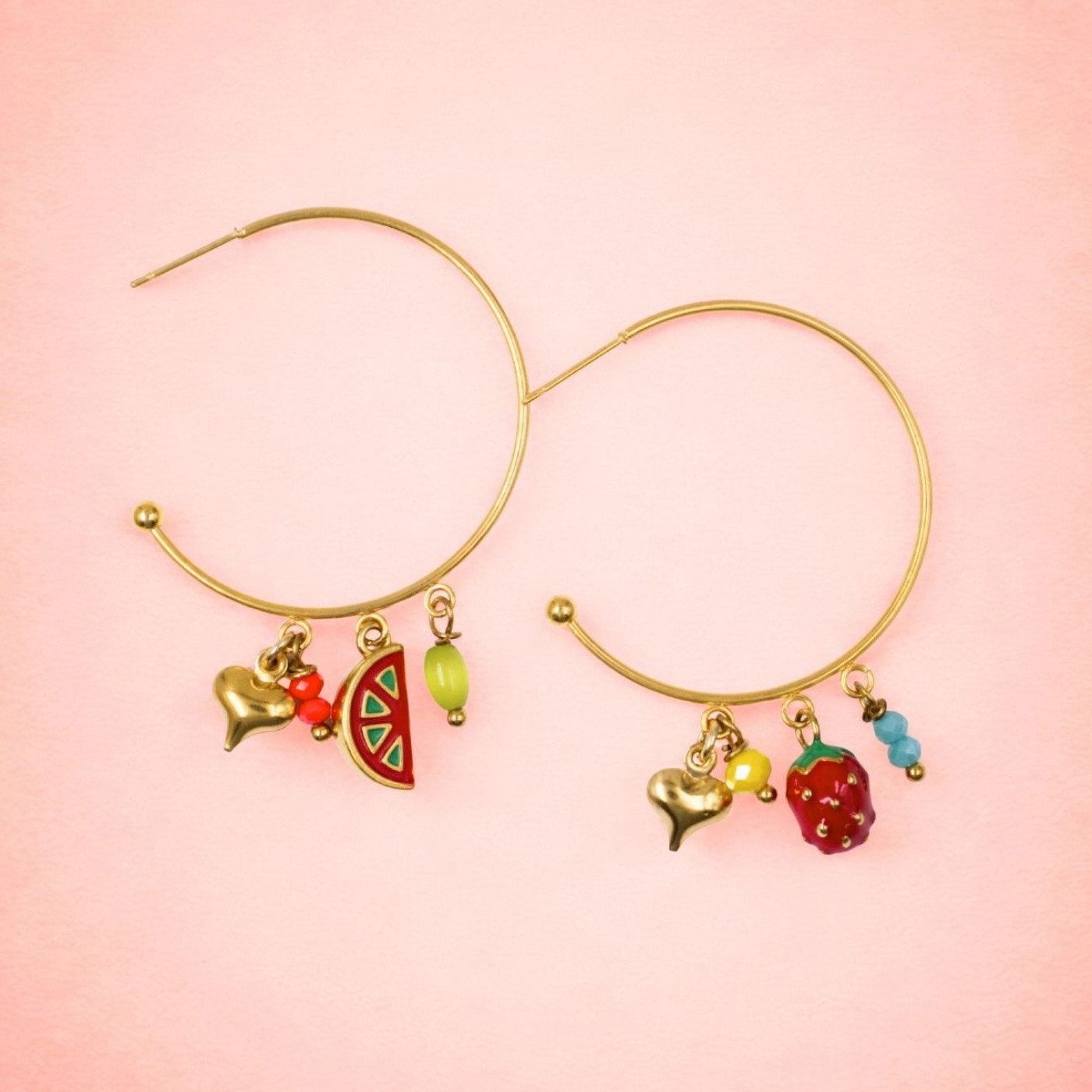 Fruit Collection Inox Earrings — Earrings from Toolittle — additional view 3