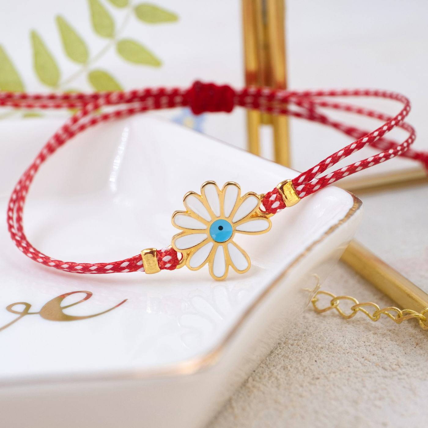 Evil Eye Daisy Martaki Bracelet — Bracelets from Toolittle — additional view 4