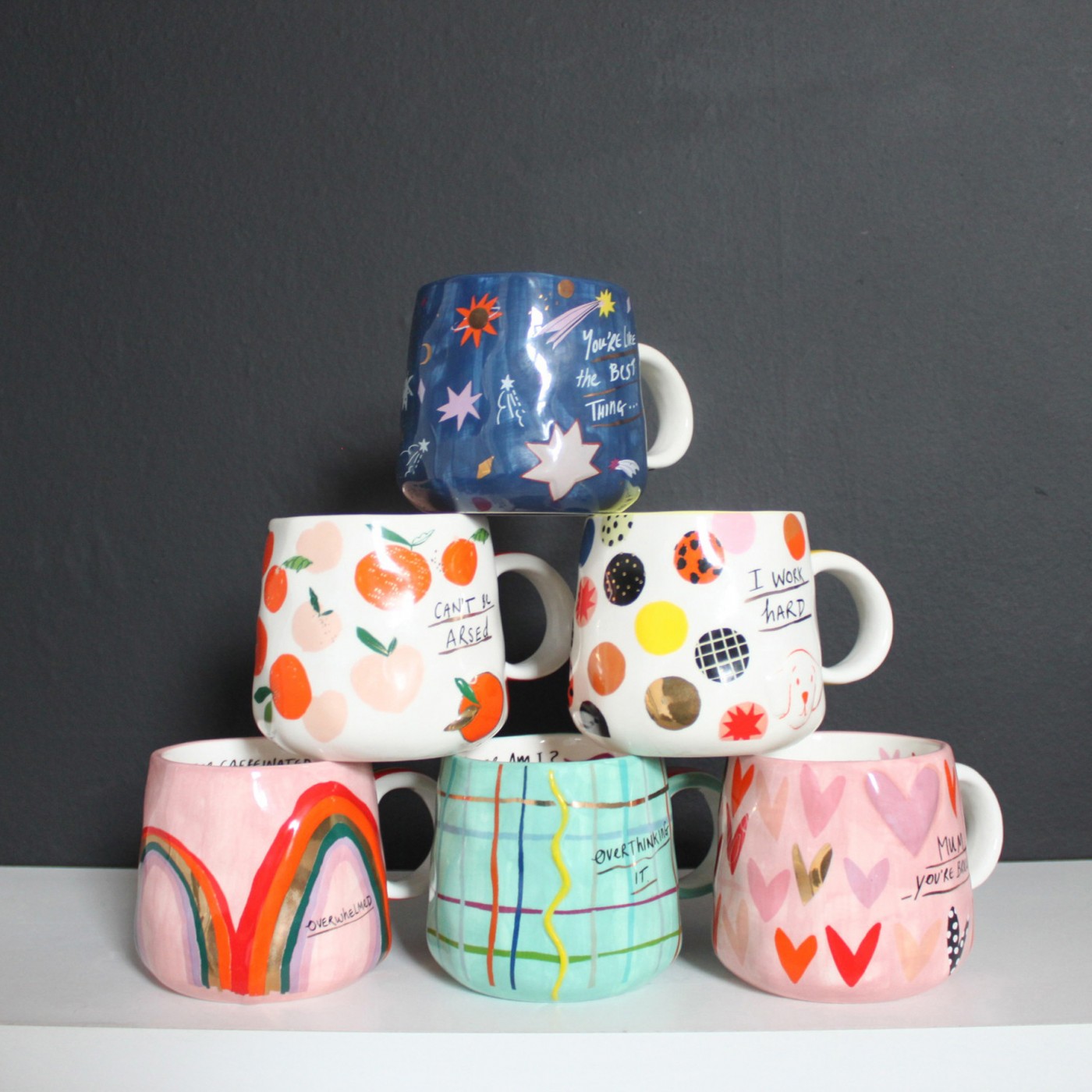 Small Talk "Overthinking It" Cup — Ceramics & pottery from Toolittle — additional view 5