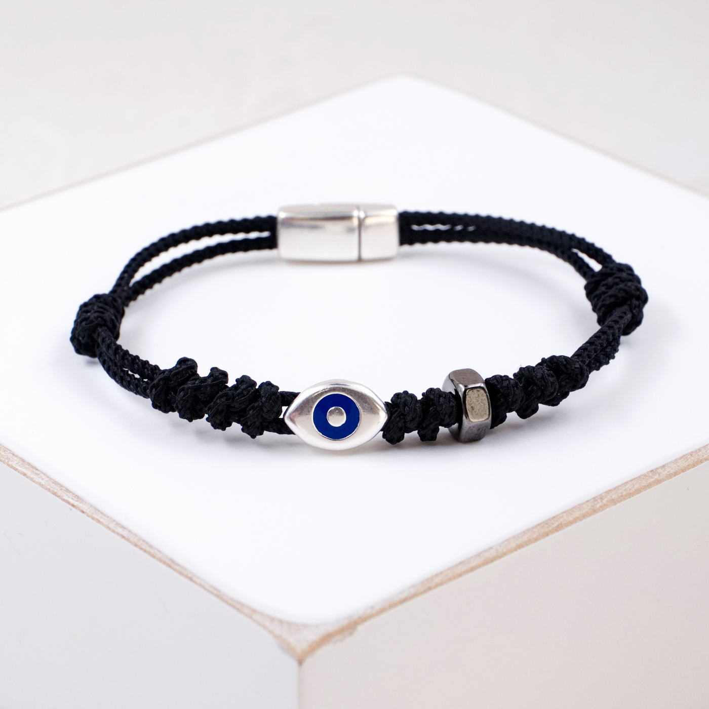 Men's Cord & Eye Bracelet — Bracelets from Toolittle — additional view 3