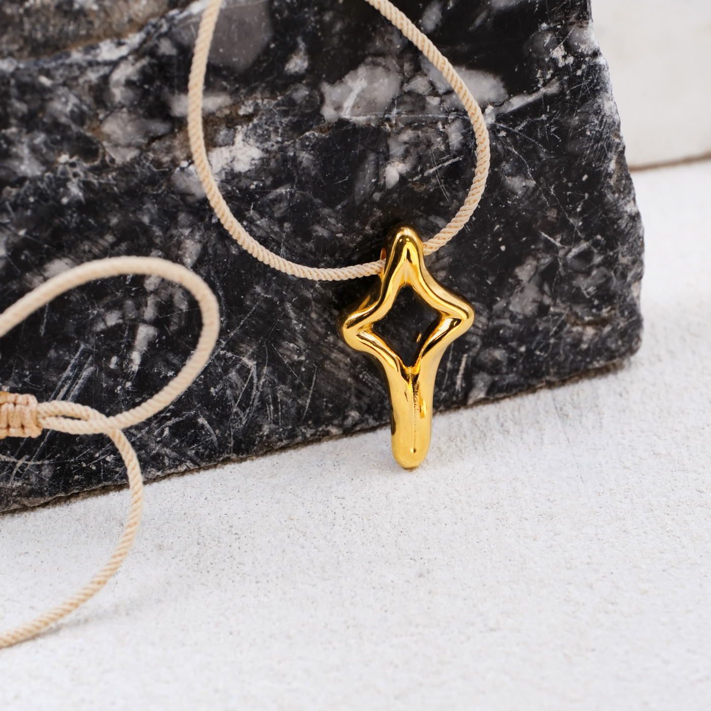 Organic Pendant Cross Necklace — Necklaces from Toolittle — additional view 2