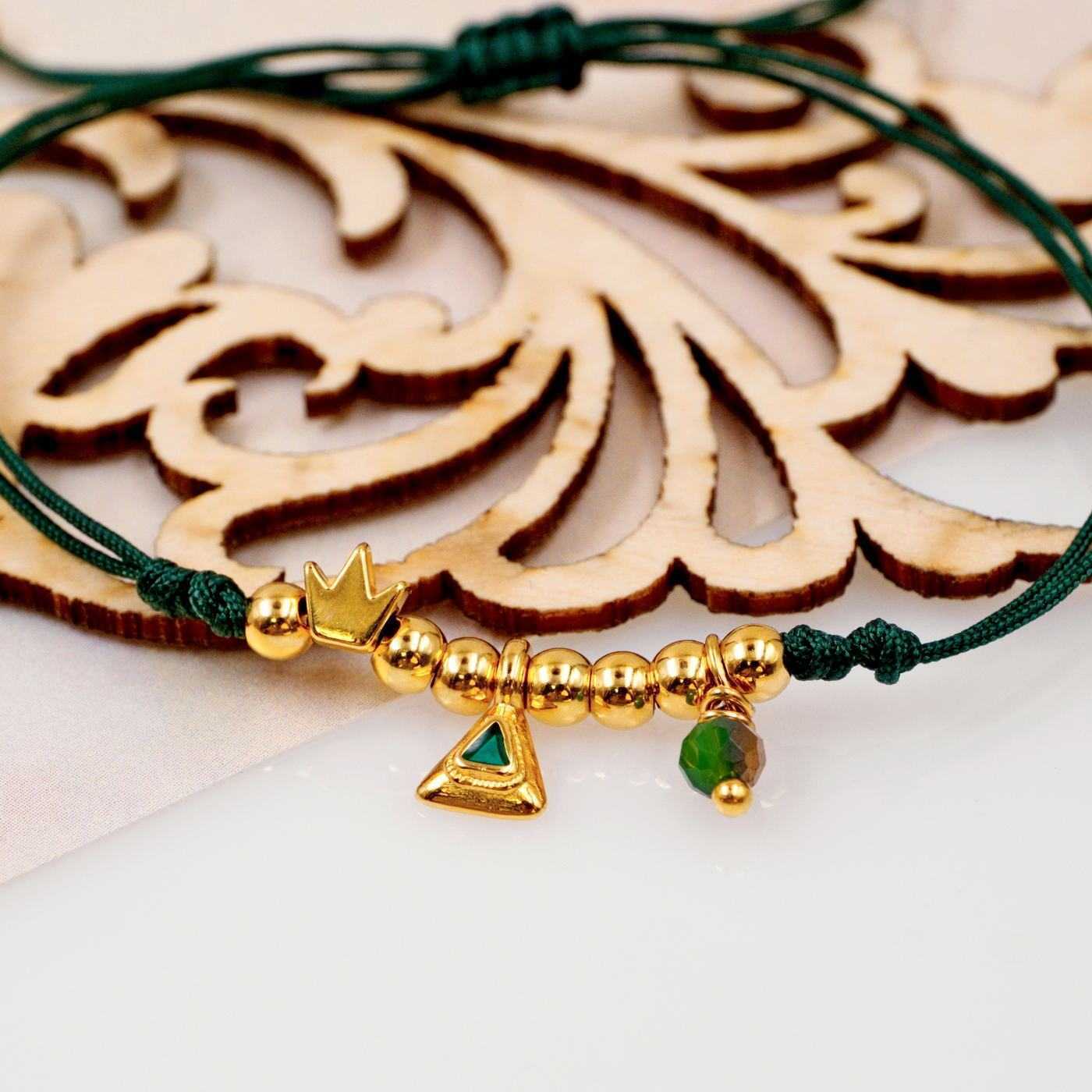 Green Cord Makrame Bracelet — Bracelets from Toolittle — additional view 4