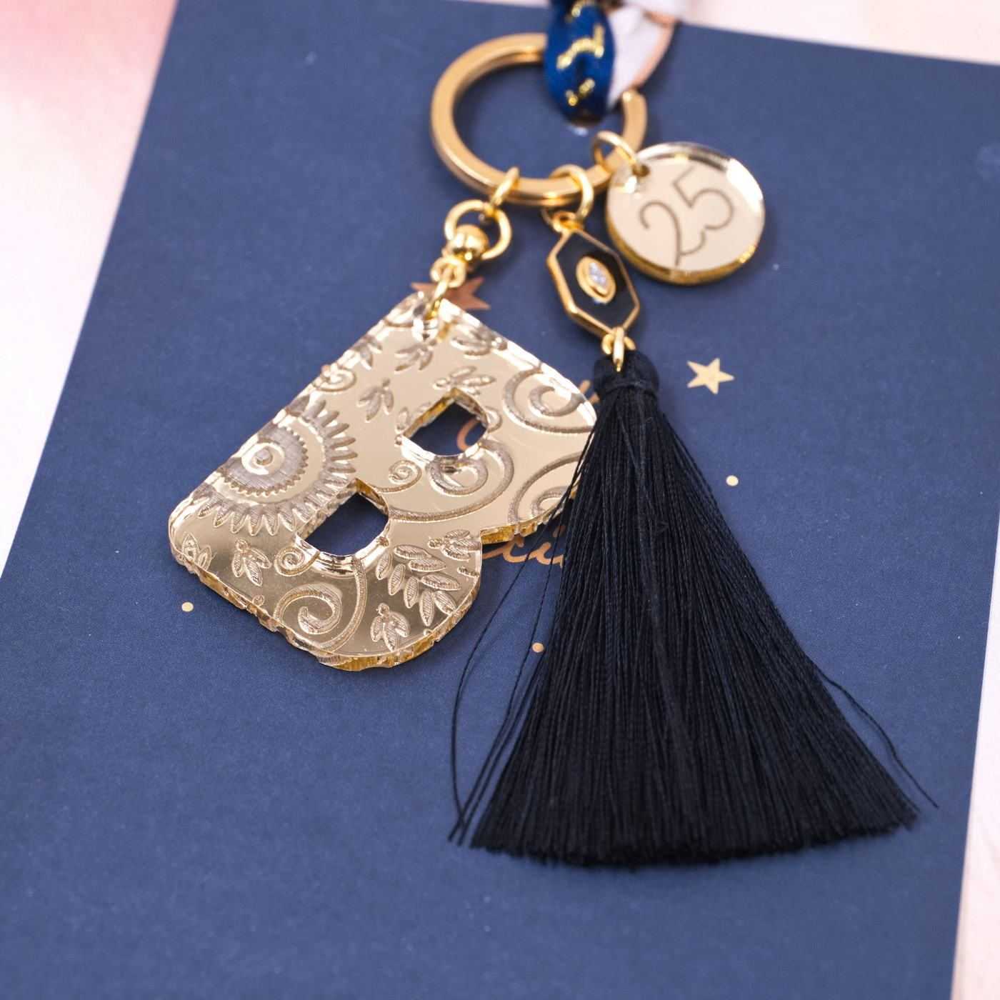 Lucky Keychain with Initial Letter — Pendants & charms from Toolittle — additional view 5