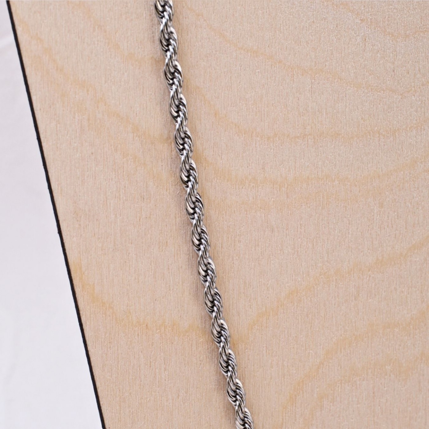 Statement Necklace with Wide Steel Chain — Necklaces from Toolittle — additional view 2