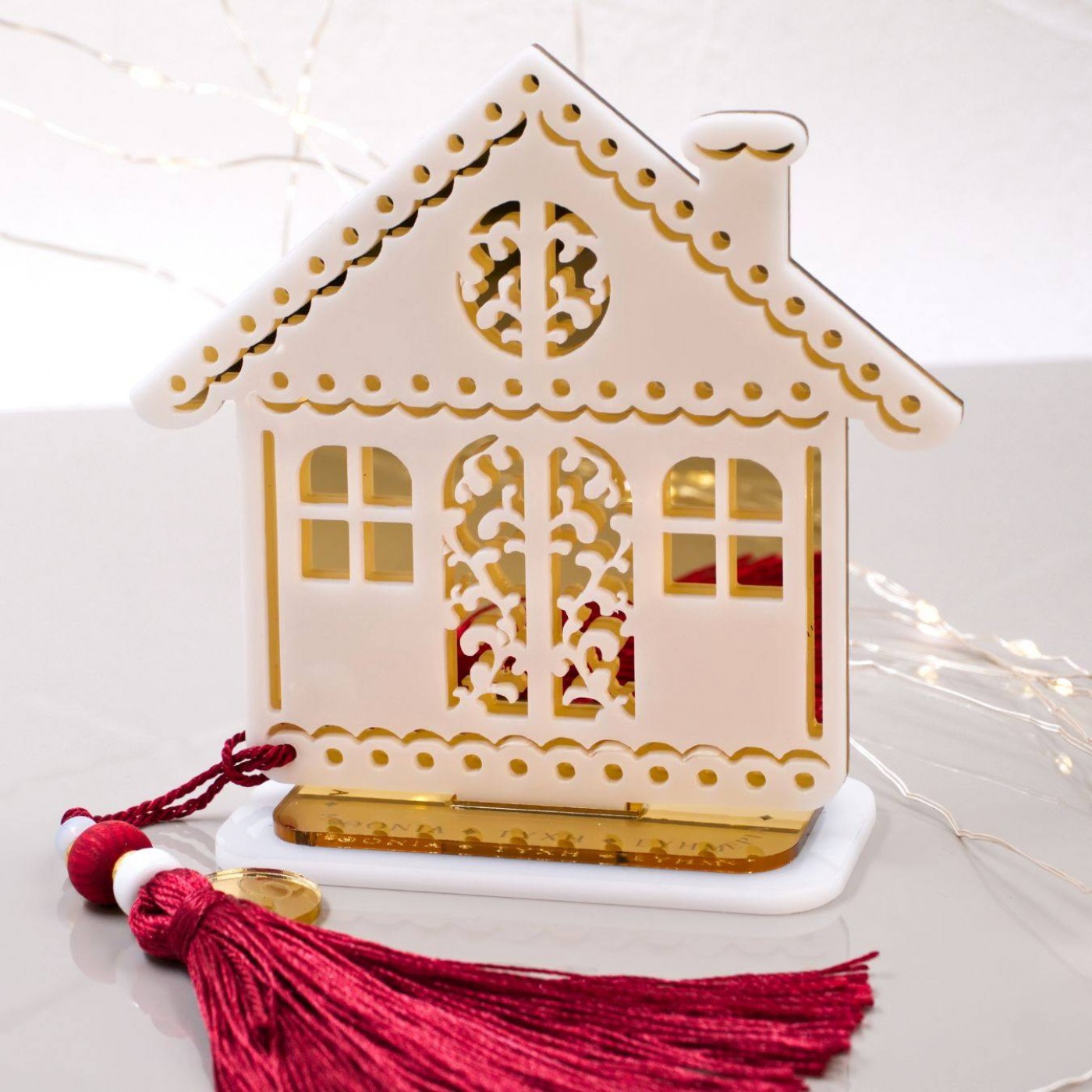 2026 Tabletop Lucky Charm – Plexiglass House — Pendants & charms from Toolittle — additional view 2