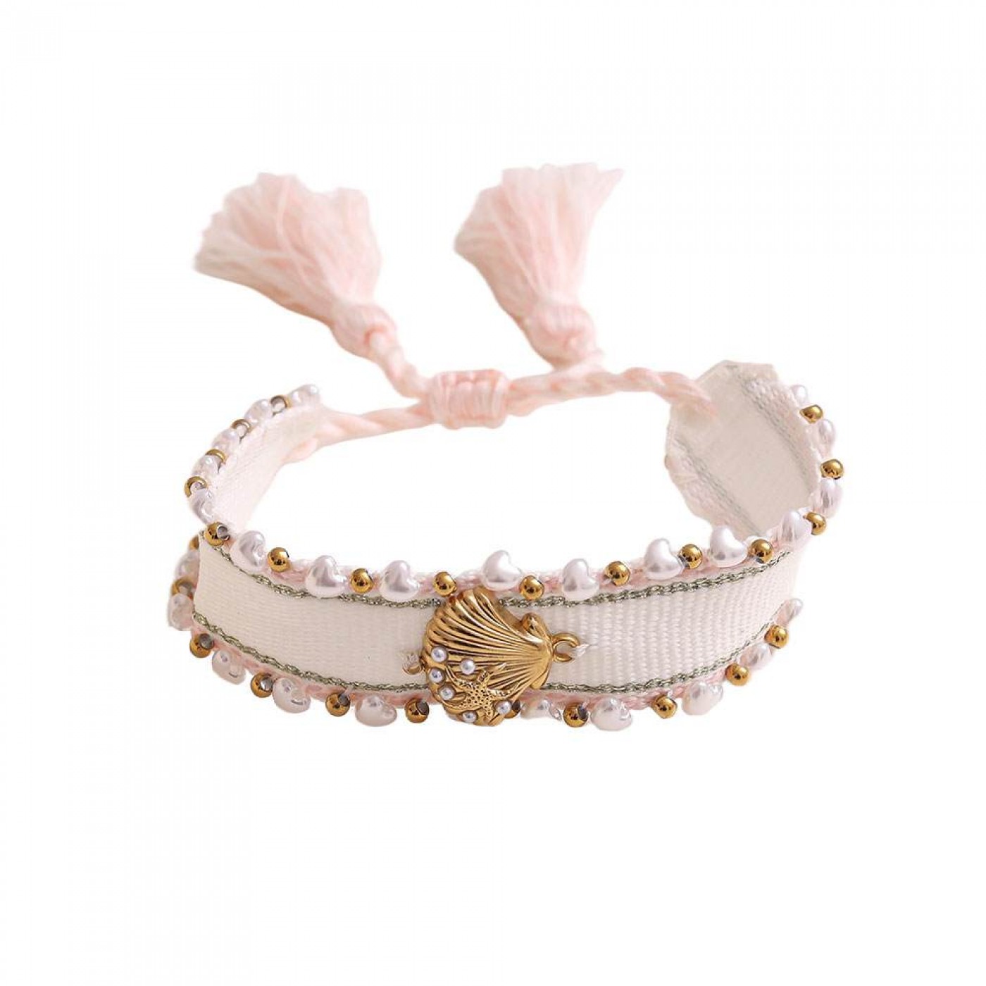 Shell Fabric Bracelet | Color Selection — Bracelets from Toolittle — additional view 5