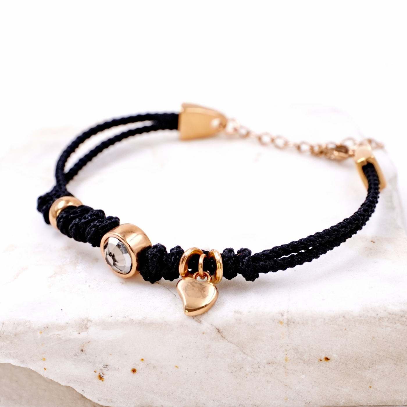 Cord Bracelet with Crystal — Bracelets from Toolittle — additional view 4