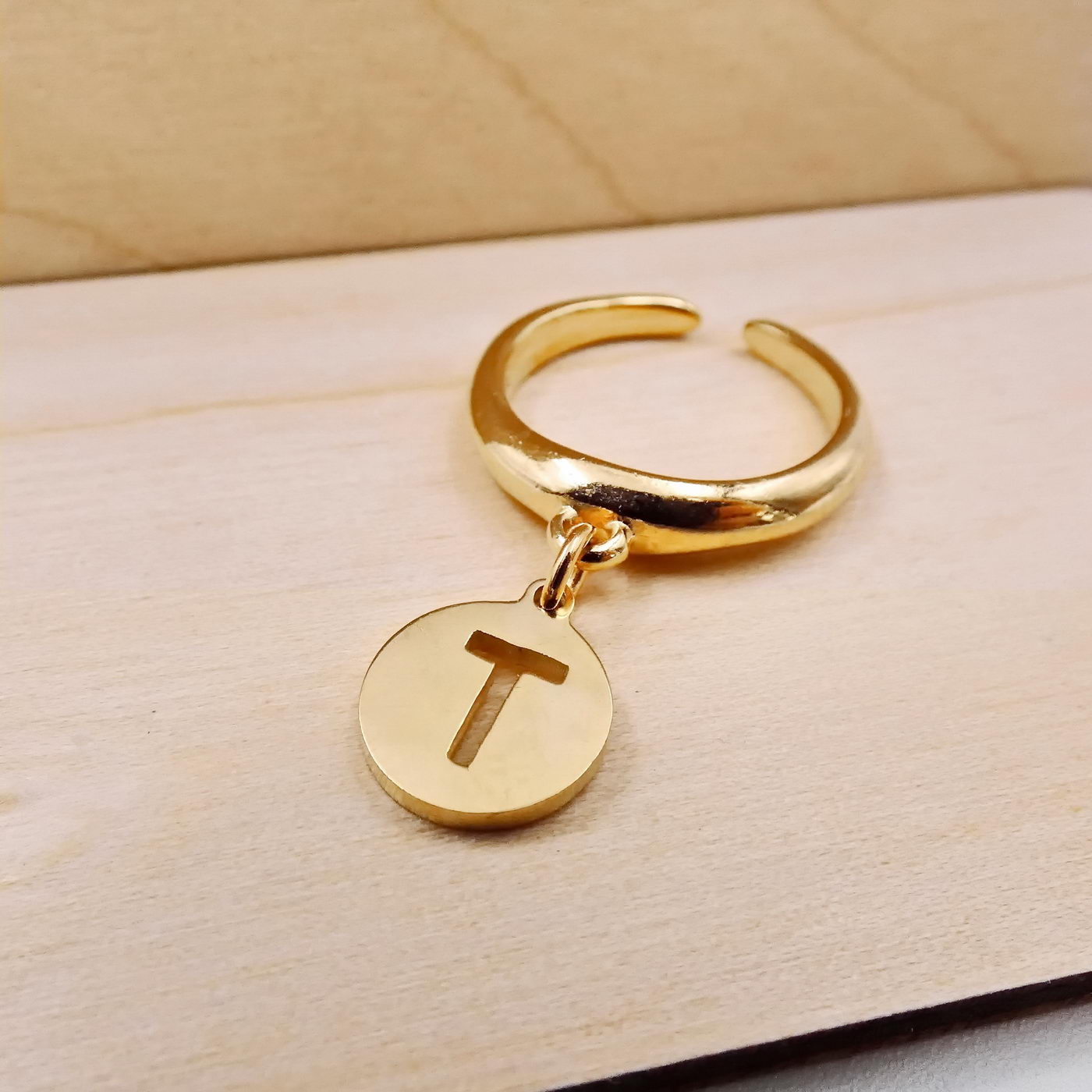 Encardia Initial Ring — Rings from Toolittle — additional view 2