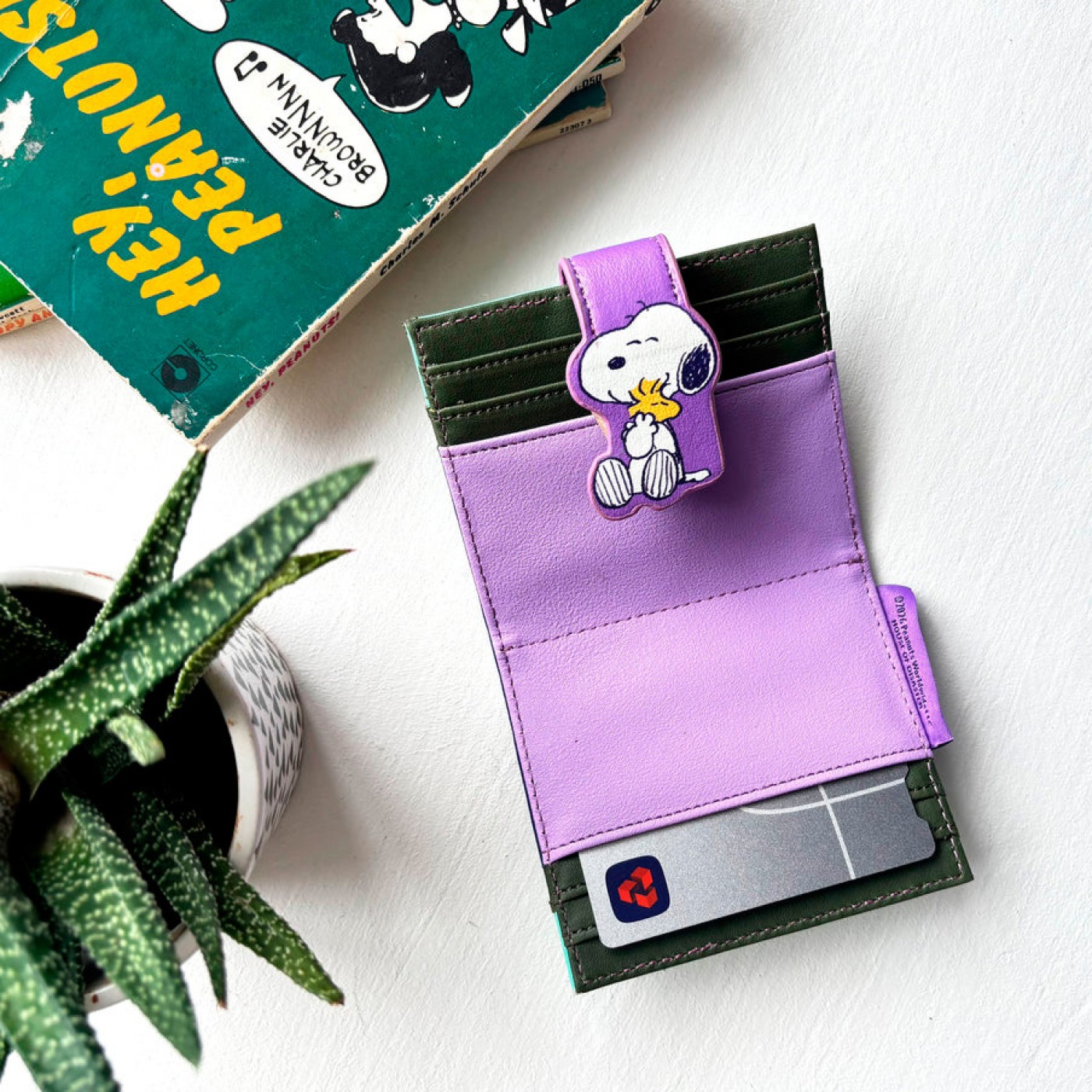 In Bloom Foldover Cardholder | Peanuts Range — Bags & purses from Toolittle — additional view 2