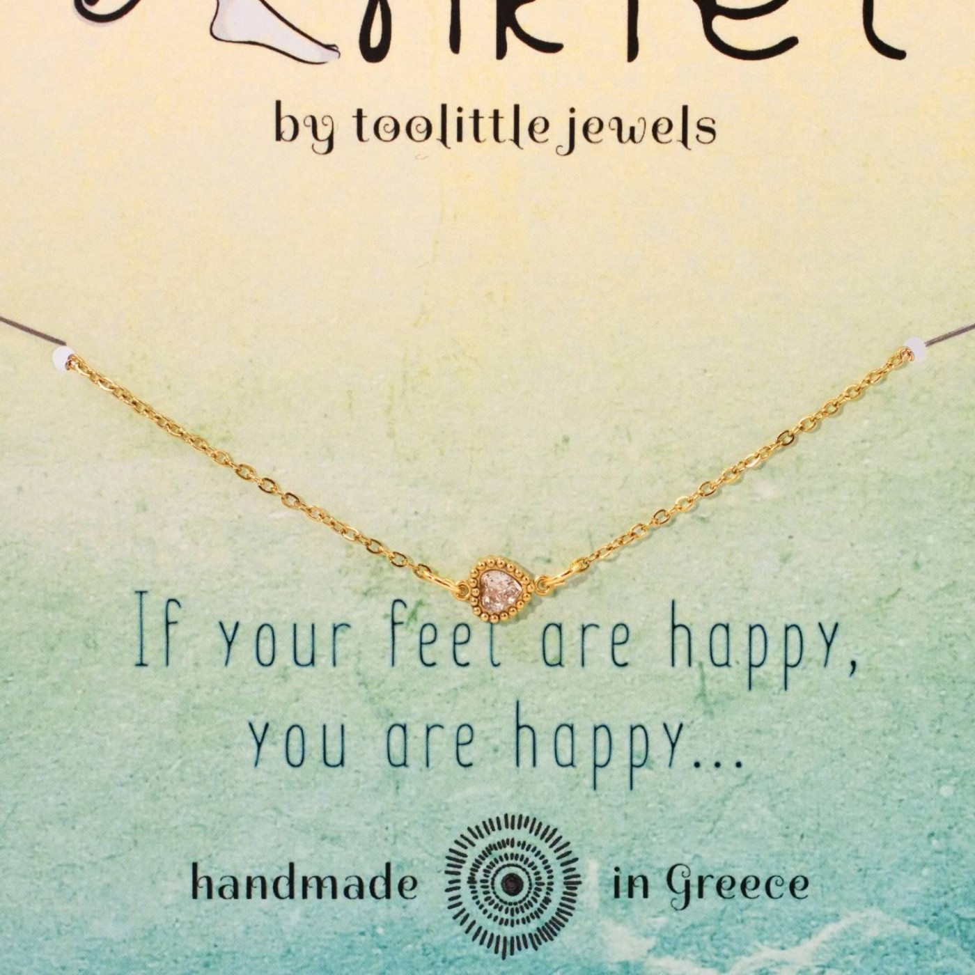 Inox Heart Chain Anklet — Anklets from Toolittle — additional view 2